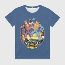 Женская футболка 3D Battletoads and Double Dragon