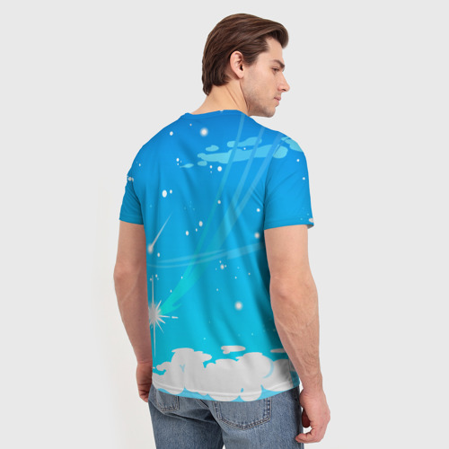 Мужская футболка 3D Horizon forbidden west art, цвет 3D печать - фото 4
