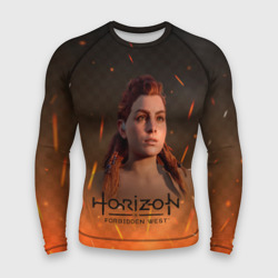 Мужской рашгард 3D Horizon forbidden west  fire