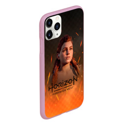 Чехол для iPhone 11 Pro Max матовый Horizon forbidden west  fire - фото 2