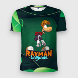 Мужская футболка 3D Slim Rayman legends green