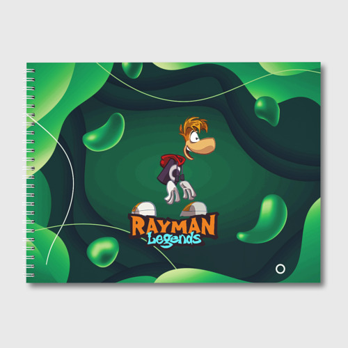 Альбом для рисования Rayman legends green