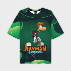 Футболка oversize 3D унисекс Rayman Legends Green