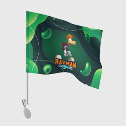 Флаг для автомобиля Rayman legends green