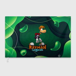 Флаг 3D Rayman legends green