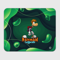 Прямоугольный коврик для мышки Rayman legends green