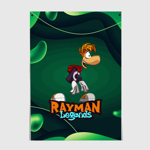 Постер Rayman legends green