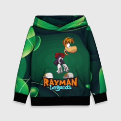 Детская толстовка 3D Rayman legends green