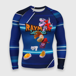 Мужской рашгард 3D Rayman Legends Blue