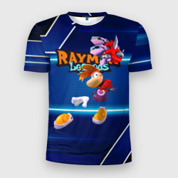 Мужская футболка 3D Slim Rayman Legends Blue