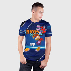 Мужская футболка 3D Slim Rayman Legends Blue - фото 2