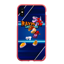 Чехол для iPhone XS Max матовый Rayman Legends Blue