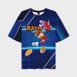 Футболка oversize 3D унисекс Rayman Legends Blue