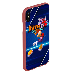 Чехол для iPhone XS Max матовый Rayman Legends Blue - фото 2