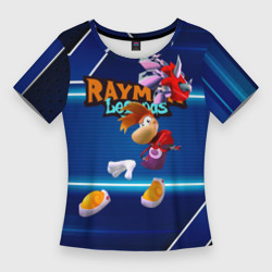 Женская футболка 3D Slim Rayman Legends Blue