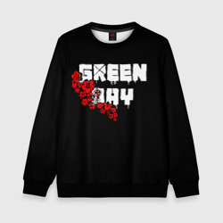 Детский свитшот 3D Green day Цветы