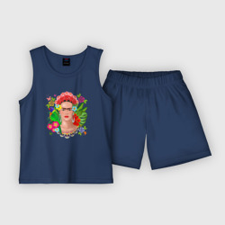 Детская пижама с шортами хлопок Фрида Кало Мексика Художник Феминист