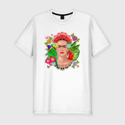 Мужская футболка хлопок Slim Фрида Кало Мексика Художник Феминист