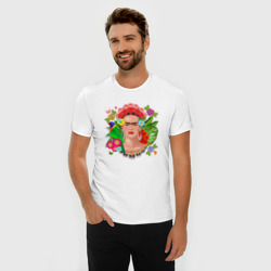 Мужская футболка хлопок Slim Фрида Кало Мексика Художник Феминист - фото 2