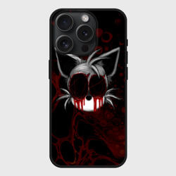 Чехол силиконовый для Apple iPhone 15 Pro матовый Tails Sonic.exe