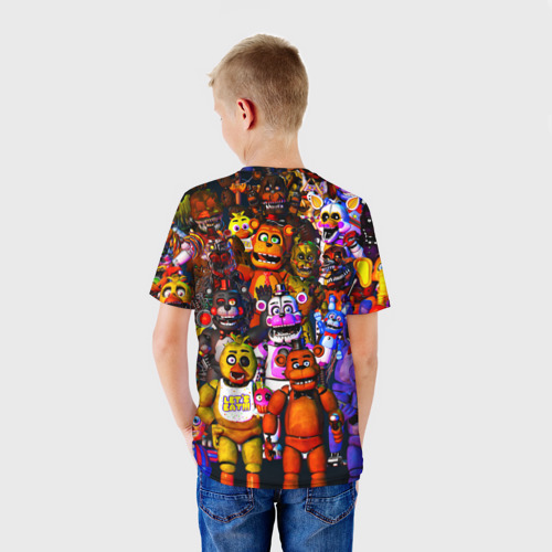 Детская футболка 3D FNAF UCN, цвет 3D печать - фото 4