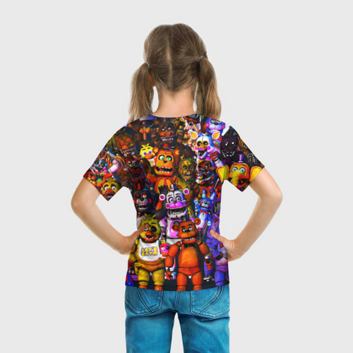 Детская футболка 3D FNAF UCN, цвет 3D печать - фото 6