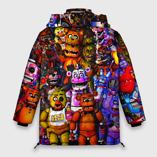 Женская зимняя куртка Oversize FNAF UCN, цвет черный - фото 2