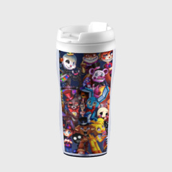 Термокружка-непроливайка Cute FNAF Pattern