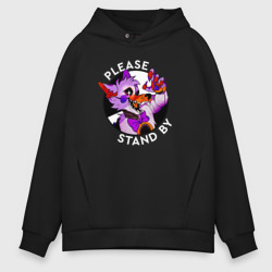 Мужское худи Oversize хлопок Please Stand By Foxy