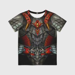 Детская футболка 3D Lineage 2 Draconic Light Доспехи