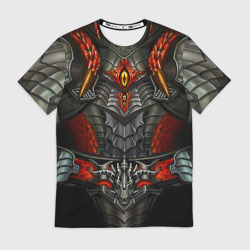 Мужская футболка 3D Lineage 2 Draconic Light Доспехи