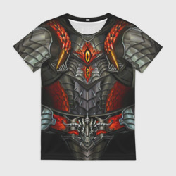 Женская футболка 3D Lineage 2 Draconic Light Доспехи