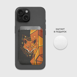 Картхолдер Magsafe магнитный Лиса: Этника - фото 2