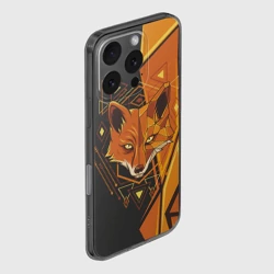 Чехол для iPhone 16 Pro силиконовый с защитой камеры Лиса: Этника - фото 2