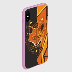 Чехол для iPhone XS Max матовый Лиса: Этника - фото 2