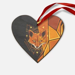 Деревянная игрушка Сердце Лиса: Этника