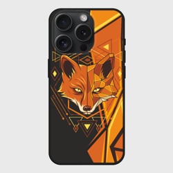 Чехол силиконовый для Apple iPhone 15 Pro матовый Лиса: Этника