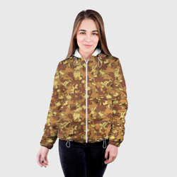 Женская куртка 3D Творческий камуфляж в военном стиле - фото 2