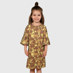Детское платье 3D Творческий камуфляж в военном стиле - фото 2