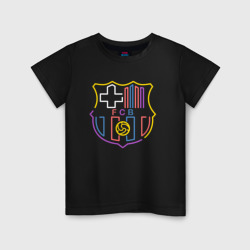 Детская футболка хлопок FC Barcelona - Multicolor