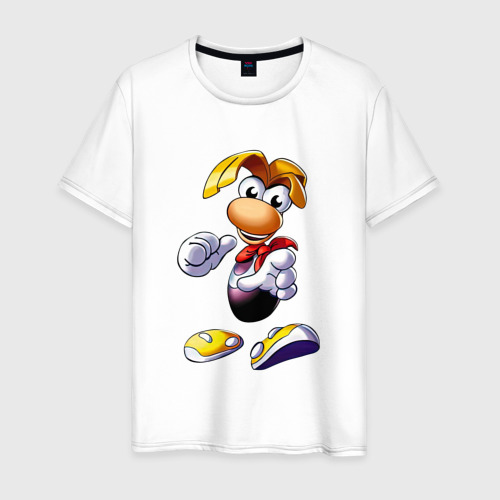 Мужская футболка из хлопка с принтом Rayman    legends, вид спереди №1