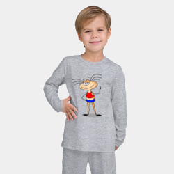 Детская пижама с лонгсливом хлопок Привет, Масяня! - фото 2