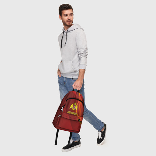 Рюкзак 3D с принтом Росгвардия с эмблемой, фото #5