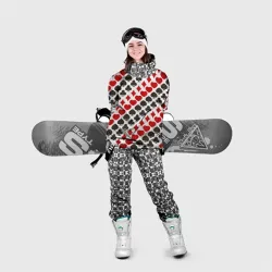 Накидка на куртку 3D Карточные Масти Card Suits pattern - фото 2