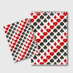 Блокнот Карточные Масти Card Suits pattern - фото 2