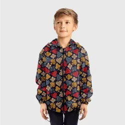 Детская ветровка 3D Карточные Масти Cards pattern - фото 2