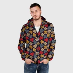 Мужская ветровка 3D Карточные Масти Cards pattern - фото 2