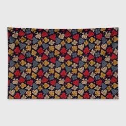 Флаг-баннер Карточные Масти Cards pattern