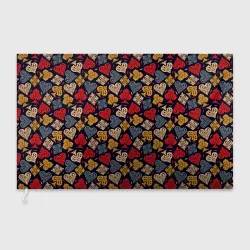 Флаг 3D Карточные Масти Cards pattern