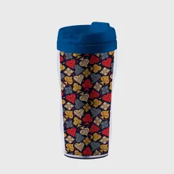 Термокружка-непроливайка Карточные Масти Cards pattern